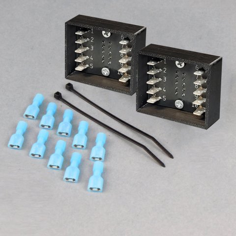OEM Wiring Harness Adapter - SNAP-ADAPT - Block Connector / Terminals / Zip Ties Included - Gauge Panel - Dodge Ram Fullsize Truck 1991-2002 / Dodge Midsize SUV / Truck 1997-2003 - Kit