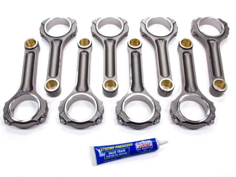 Connecting Rod - Big Block-Max - I Beam - 6.700 in Long - Bushed - 7/16 in Cap Screws - Forged - Steel - Big Block Chevy - Set of 8