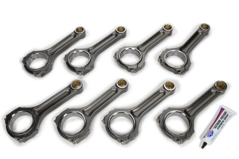 Connecting Rod - Big Block Max Plus Series - I Beam - 6.800 in Long - Bushed - 7/16 in Cap Screws - ARPL19 Bolt - Forged - Steel - Big Block Chevy - S