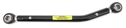 Suspension Tube - Bent - Greasable - 0.875 in OD - 12 in Long - 5/8-18 in Female Thread - Chromoly Rod Ends - Steel - Black Powder Coat - Each