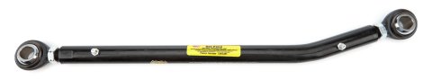 Suspension Tube - Bent - Greasable - 0.875 in OD - 15 in Long - 5/8-18 in Female Thread - Chromoly Rod Ends - Steel - Black Powder Coat - Each