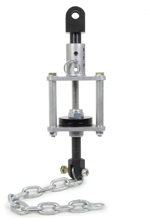 Suspension Limiter - Dual Bushing Style - Chain Included - Steel - Black Powder Coat / Zinc Oxide - Kit
