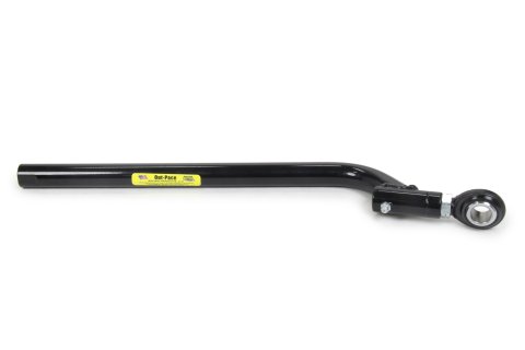 Tie Rod - Extreme Drop - Bent - 0.875 in OD - 15 in Long - 5/8-18 in Left Hand Thread - Spherical Rod End Included - Steel - Black Powder Coat - Universal - Each
