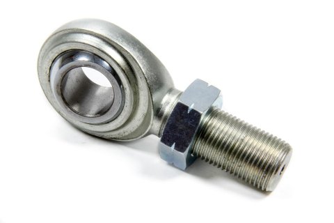 Rod End - Spherical - 3/4 in Bore - 3/4-16 in Left Hand Male Thread - Jam Nut Included - Steel - Zinc Oxide - Each