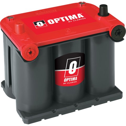 Battery - RedTop 75/25 - AGM - 12V - 910 Cranking amps - Top Post / Threaded Terminals - 9.38 in L x 7.75 in H x 6.81 in W - Each