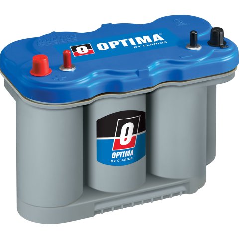 Battery - BlueTop D27M - AGM - 12V - 1000 Cranking amps - Top Post / 5/16 in Aux Stud Terminals - 12.19 in L x 8.75 in H x 6.81 in W - Each