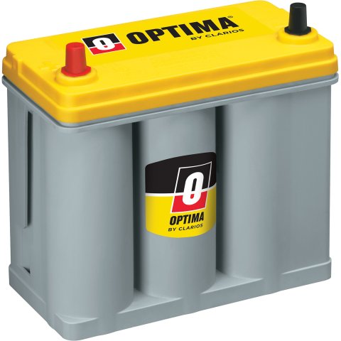 Battery - YellowTop DS46B24R - AGM - 12V - 575 Cranking Amps - Top Post Terminals - 9.27 in L x 8.89 in H x 5.02 in W - Each