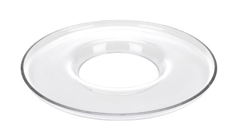Air Cleaner Base - 11 in Round - 5-1/8 in Carb Flange - Plastic - Clear - Each