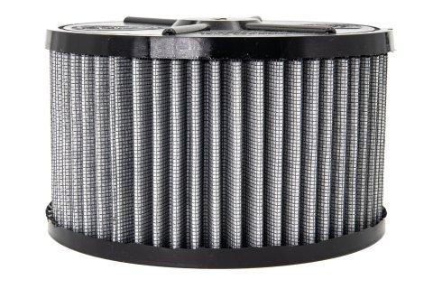Air Filter Element - Round - Pit Tuning - 6.625 in Diameter - 3 in Tall - Paper - Gray - Holley 4150 Flange - Each
