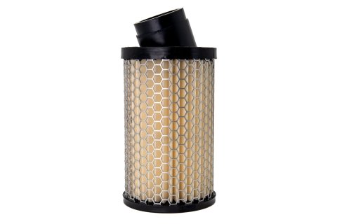 Air Filter Element - Round - 3.06 in Diameter - 5 in Tall - Wire Mesh Included - Paper - White - Dirt Kart - Each