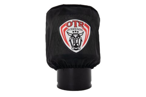 Air Filter Wrap - Round - 4.25 in Diameter - 4 in Tall - OTR Logo - Polyester - Black - Each