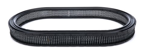 Air Filter Element - Oval - 21.09 in L x 12.09 in W - 2 in Tall - Wire Mesh Included - Paper - Gray - Universal - Each