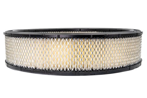 Air Filter Element - Round - 14 in Diameter - 3 in Tall - Wire Mesh Included - Paper - White - Universal - Each