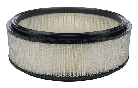 Air Filter Element - Round - 14 in Diameter - 4 in Tall - Wire Mesh Included - Paper - White - Universal - Each