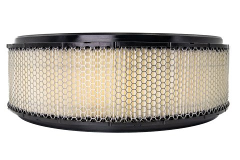 Air Filter Element - Round - 14 in Diameter - 3 in Tall - Wire Mesh Included - Paper - White - Universal - Each