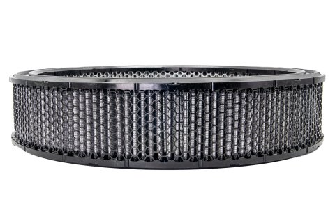 Air Filter Element - Round - 14 in Diameter - 3 in Tall - Wire Mesh Included - Paper - Gray - Universal - Each
