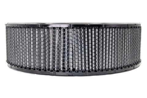 Air Filter Element - Round - 14 in Diameter - 4 in Tall - Wire Mesh Included - Paper - Gray - Universal - Each