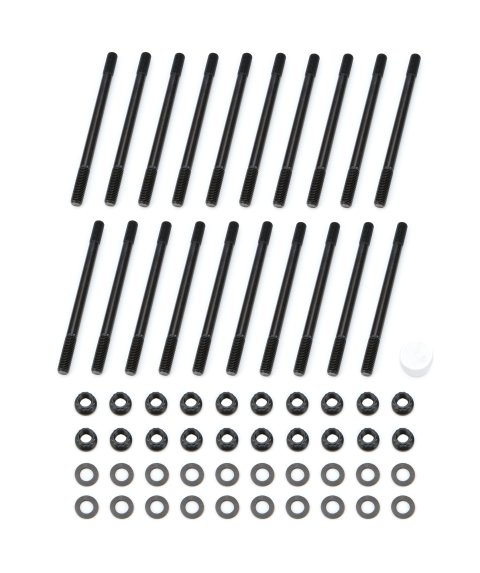 Cylinder Head Stud Kit - Patriot Series - 12 Point Nuts - Chromoly - Black Oxide - Ford Powerstroke - Kit
