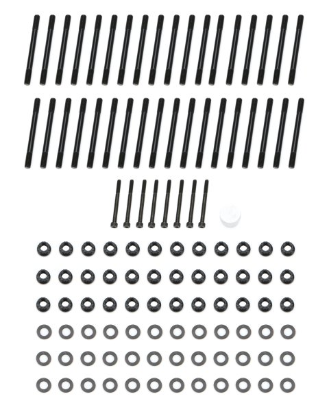 Cylinder Head Stud Kit - Patriot Series - 12 Point Nuts - Chromoly - Black Oxide - GM Duramax - Kit