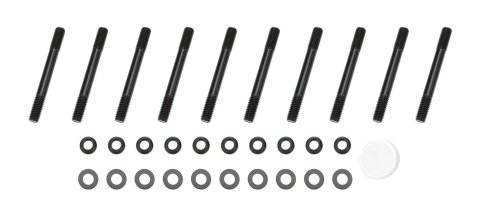 Main Stud Kit - Patriot Series - Hex Nuts - 2-Bolt Mains - Chromoly - Black Oxide - Small Journal - Small Block Chevy - Kit