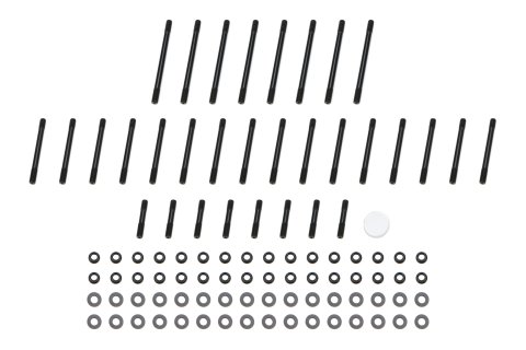 Cylinder Head Stud Kit - 12 Point Nuts - Chromoly - Black Oxide - Big Block Chevy - Dart / AFR / GM Performance Heads - Kit
