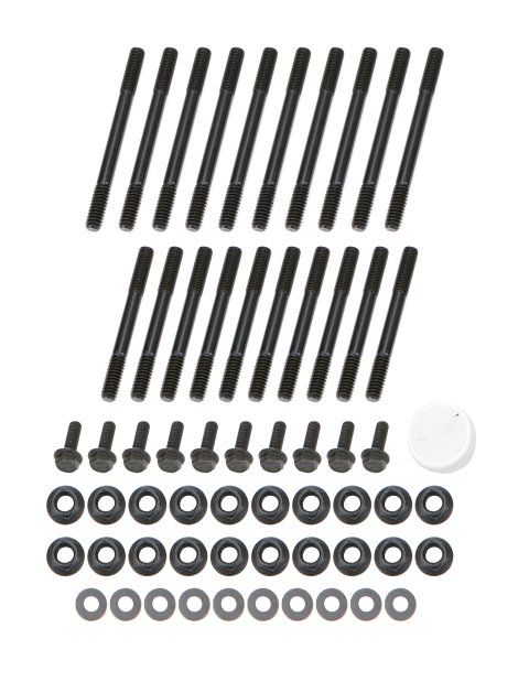 Main Stud Kit - Patriot Series - 12 Point Nuts - 4-Bolt Mains - Chromoly - Black Oxide - GM LT-Series - Kit