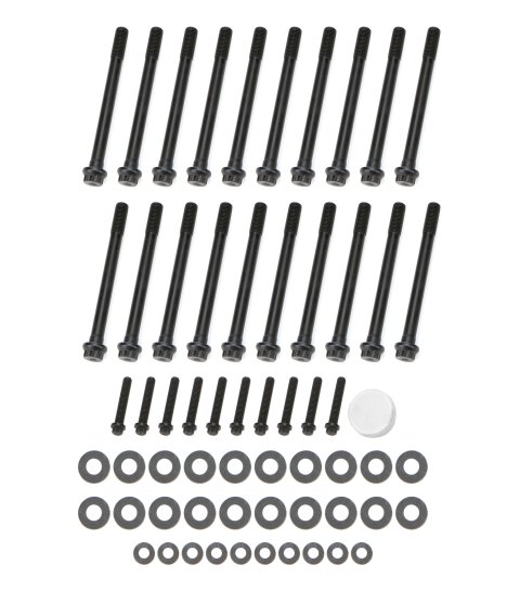 Cylinder Head Bolt Kit - TorqueMaster Series - 12 Point Head - Chromoly - Black Oxide - Mopar Gen III Hemi - Kit