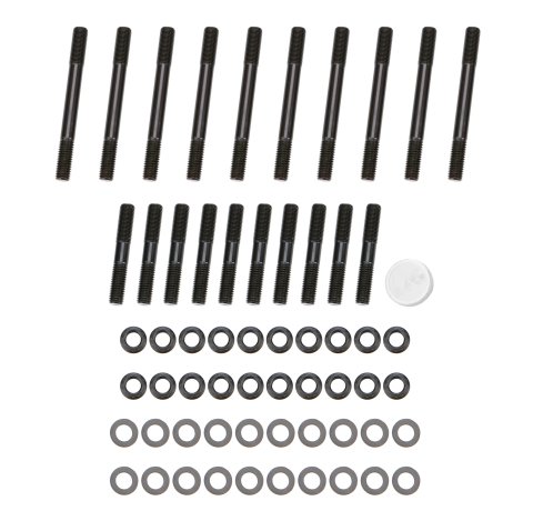 Cylinder Head Stud Kit - Patriot Series - 12 Point Nuts - Chromoly - Black Oxide - Small Block Ford - Edelbrock / Dart / OEM Heads - Kit