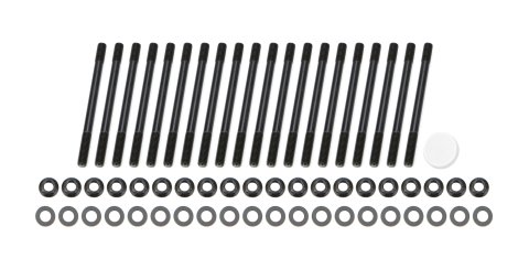 Cylinder Head Stud Kit - Patriot Series - 12 Point Nuts - Chromoly - Black Oxide - Ford Coyote - Kit