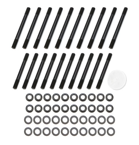 Cylinder Head Stud Kit - Patriot Series - 12 Point Nuts - Chromoly - Black Oxide - Big Block Ford - Edelbrock / OEM Heads - Kit