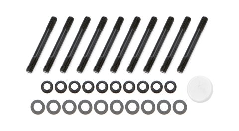 Main Stud Kit - Patriot Series - 12 Point Nuts - 2-Bolt Mains - Chromoly - Black Oxide - Small Block Ford - Kit