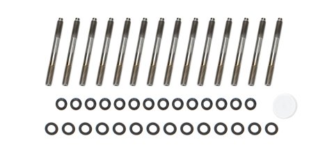 Cylinder Head Stud Kit - Custom Age - 12 Point Nuts - Steel - Black Oxide - Toyota JZ-Series - Kit