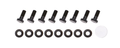 Flywheel Bolt Kit - 12 mm x 1.25 Thread - 1.250 in Long - 12 Point Head - Steel - Black Oxide - Dodge Cummins - Set of 8
