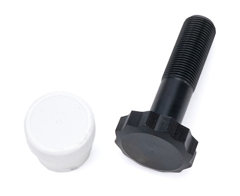 Harmonic Balancer Bolt - 18 mm x 1.50 Thread - 2.75 in Long - 36 mm 12 point Head - Steel - Black Oxide - GM Duramax - Each