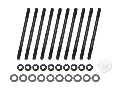Cylinder Head Stud Kit - Patriot Series - 12 Point Nuts - Chromoly - Black Oxide - Mazda 4-Cylinder - Kit