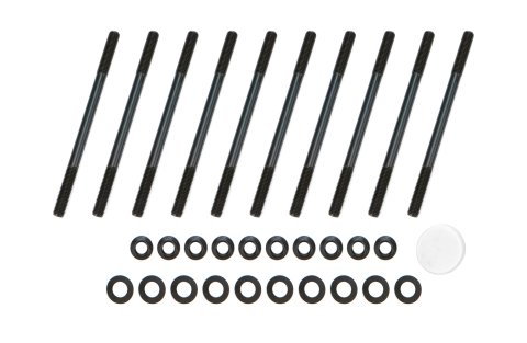 Cylinder Head Stud Kit - Patriot Series - 12 Point Nuts - Chromoly - Black Oxide - Ford EcoBoost 4-Cylinder - Kit