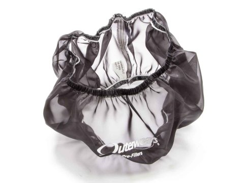 Air Filter Wrap - Pre Filter - Round - 14 in Diameter - 4 in Tall - Outerwears Logo - Outerwears Logo - Polyester - Black - Each