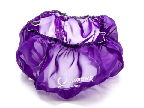 Air Filter Wrap - Pre Filter - Round - 14 in Diameter - 4 in Tall - Outerwears Logo - Polyester - Purple - Each