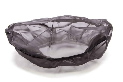 Air Filter Wrap - Pre Filter - Round - 14 in Diameter - 4 in Tall - Top - Outerwears Logo - Polyester - Black - Each