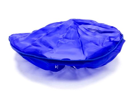 Air Filter Wrap - Pre Filter - Round - 14 in Diameter - 4 in Tall - Top - Outerwears Logo - Polyester - Blue - Each