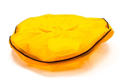 Air Filter Wrap - Pre Filter - Round - 14 in Diameter - 4 in Tall - Top - Outerwears Logo - Polyester - Orange - Each