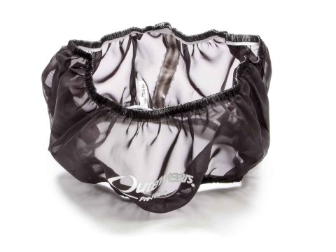 Air Filter Wrap - Pre Filter - Round - 14 in Diameter - 3 in Tall - Outerwears Logo - Polyester - Black - Each