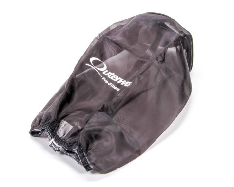 Air Filter Wrap - Pre Filter - 6 in OD Base - 4.625 in OD Top - 9 in Tall - Top - Water Repellent - Polyester - Black - Each