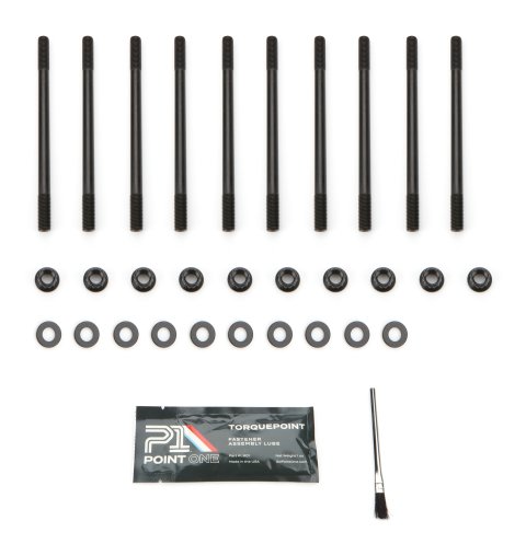 Cylinder Head Stud Kit - 12 Point Nuts - Steel - Black Oxide - Honda B-Series - Kit