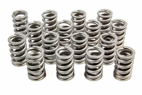 Valve Spring - RPM Series - Single Spring / Damper - 540 lb/in Spring Rate - 1.115 in Coil Bind - 1.260 in OD - Set of 16