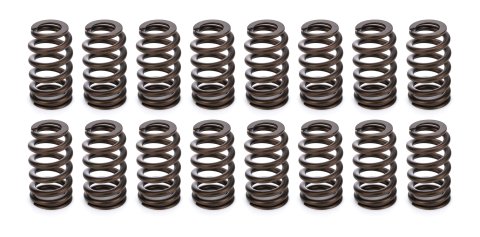 Valve Spring - 1200 Series - Ovate Beehive Spring - 313 lb/in Spring Rate - 1.140 in Coil Bind - 1.055 in / 1.290 in OD - GM LS-Series - Set of 16