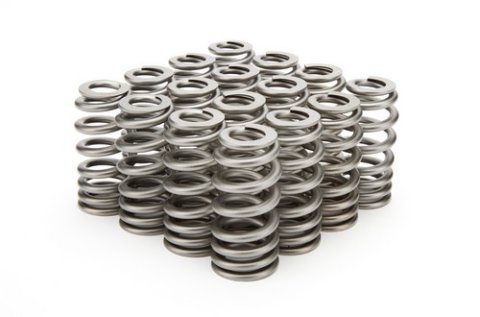 Valve Spring - RPM Series - Ovate Beehive Spring - 423 lb/in Spring Rate - 1.346 in Coil Bind - 1.095 in / 1.345 in OD - Set of 16
