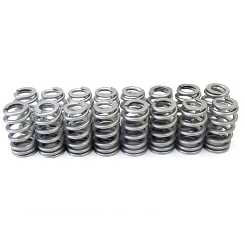 Valve Spring - RPM Series - Ovate Beehive Spring - 408 lb/in Spring Rate - 1.215 in Coil Bind - 1.034 in / 1.290 in OD - Set of 16