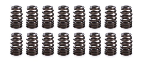 Valve Spring - RPM Series - Ovate Beehive Spring - 386 lb/in Spring Rate - 1.181 in Coil Bind - 1.077 in / 1.282 in OD - Set of 16