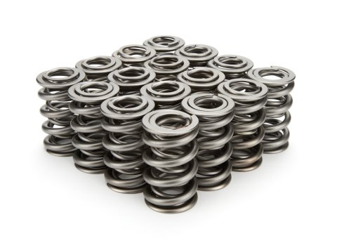 Valve Spring - 1300 Series Circle Track - Dual Spring - 644 lb/in Spring Rate - 1.150 in Coil Bind - 1.550 in OD - Set of 16